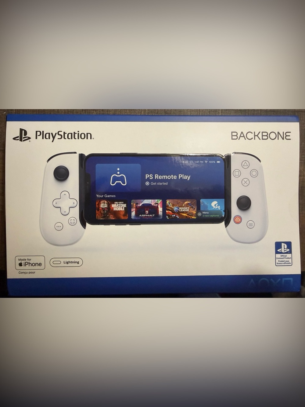 PlayStation backbone for iPhone
